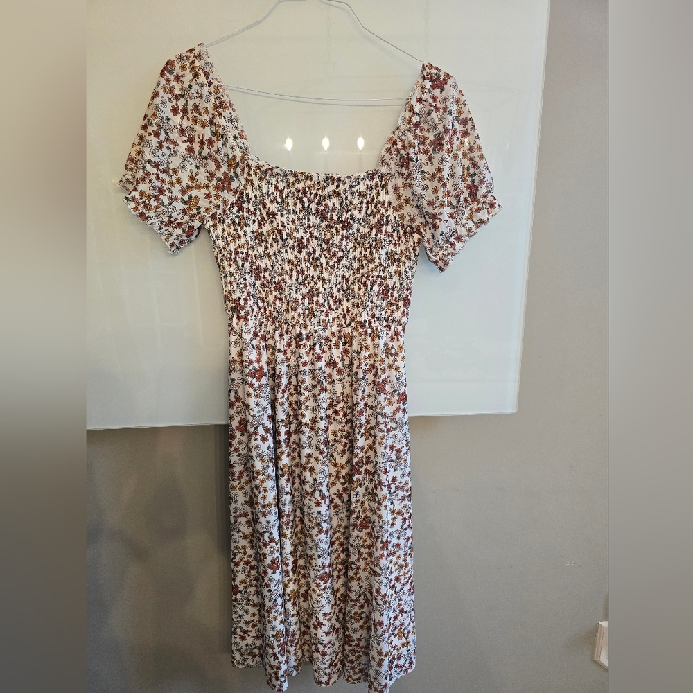 Siren Lily Floral Smocked Dress